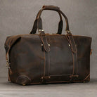 Fashion Leather Men’s Travel Duffle Bag Weekender - VacationGrabs