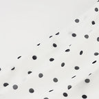 VacationGrabs Polka Dot Floor-length Chiffon Skirt French Style Ruffled Mesh A-line Skirts Elegant Maxi Bottoms High Waist Streetwear
