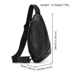 Genuine Leather Sling Bag for Men | Crossbody Chest Pack