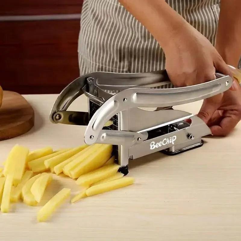 Home Essentials Restaurant Style Potato and Veggie Cutting Machine Multifunction Stainless Steel