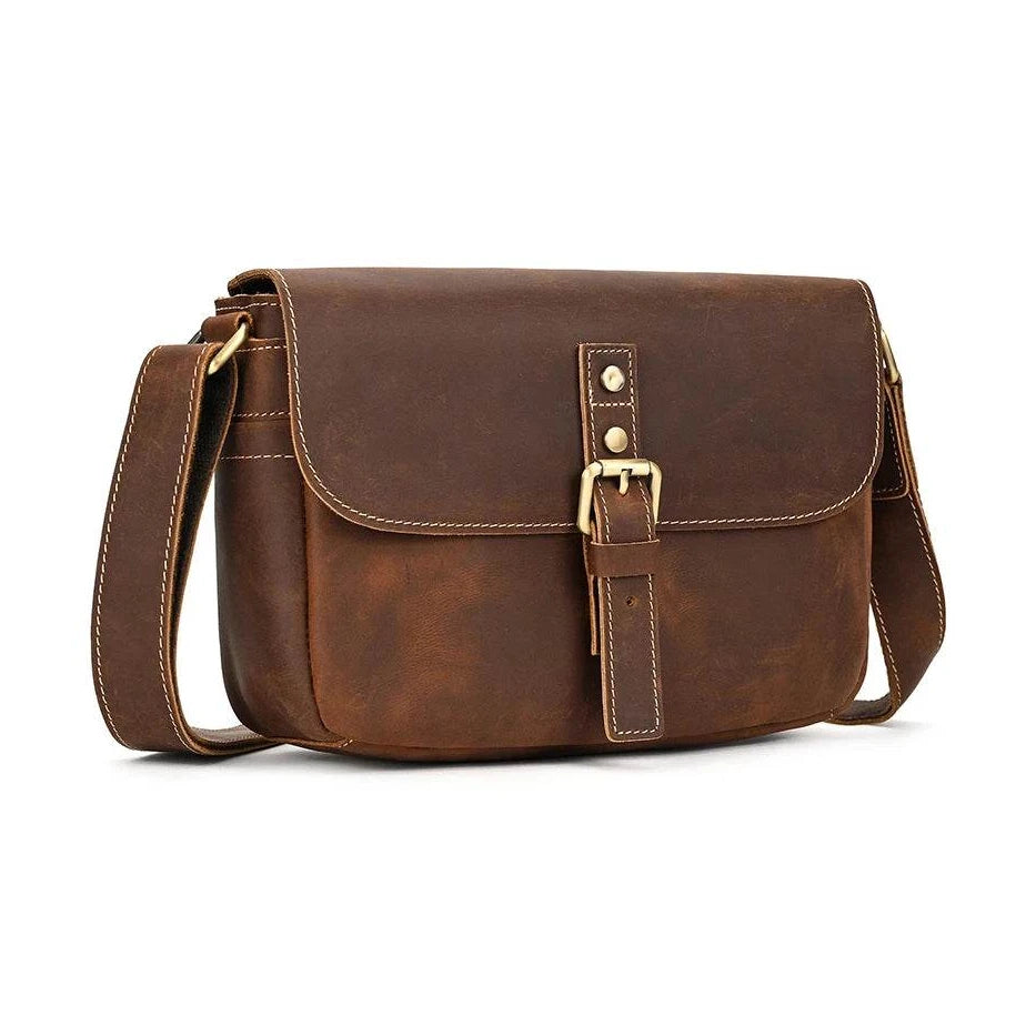 Retro Fashion Leather Shoulder Bag for Men Crossbody Sling Bag - VacationGrabs