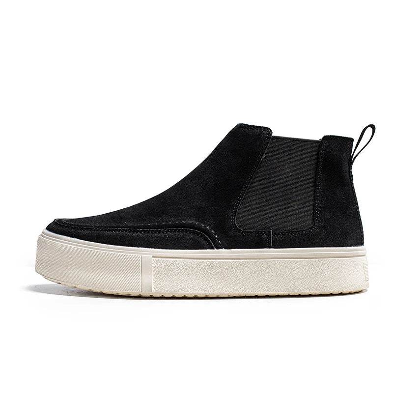 Men's Chelsea Boots Comfortable Round Toe Boots - VacationGrabs