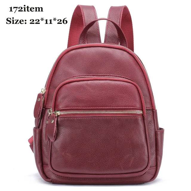 Genuine Leather Women’s Backpack for Travel & School Backpack - VacationGrabs