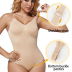 Open-Crotch Backless Bodysuit Shaper & Tummy Corset
