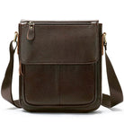 Genuine Leather Men's Shoulder Bag – High Quality Cowhide Crossbody - VacationGrabs