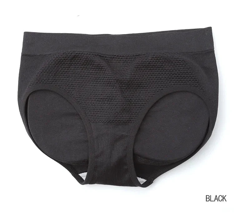 Padded Butt Lifter Shaper Panties, Wire-Free Control Briefs
