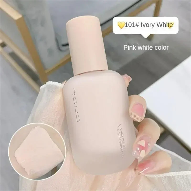 40ml Matte Liquid Foundation Full Coverage Brighten Waterproof Oil Control Natural BB Cream Concealer Base Makeup Cosmetics