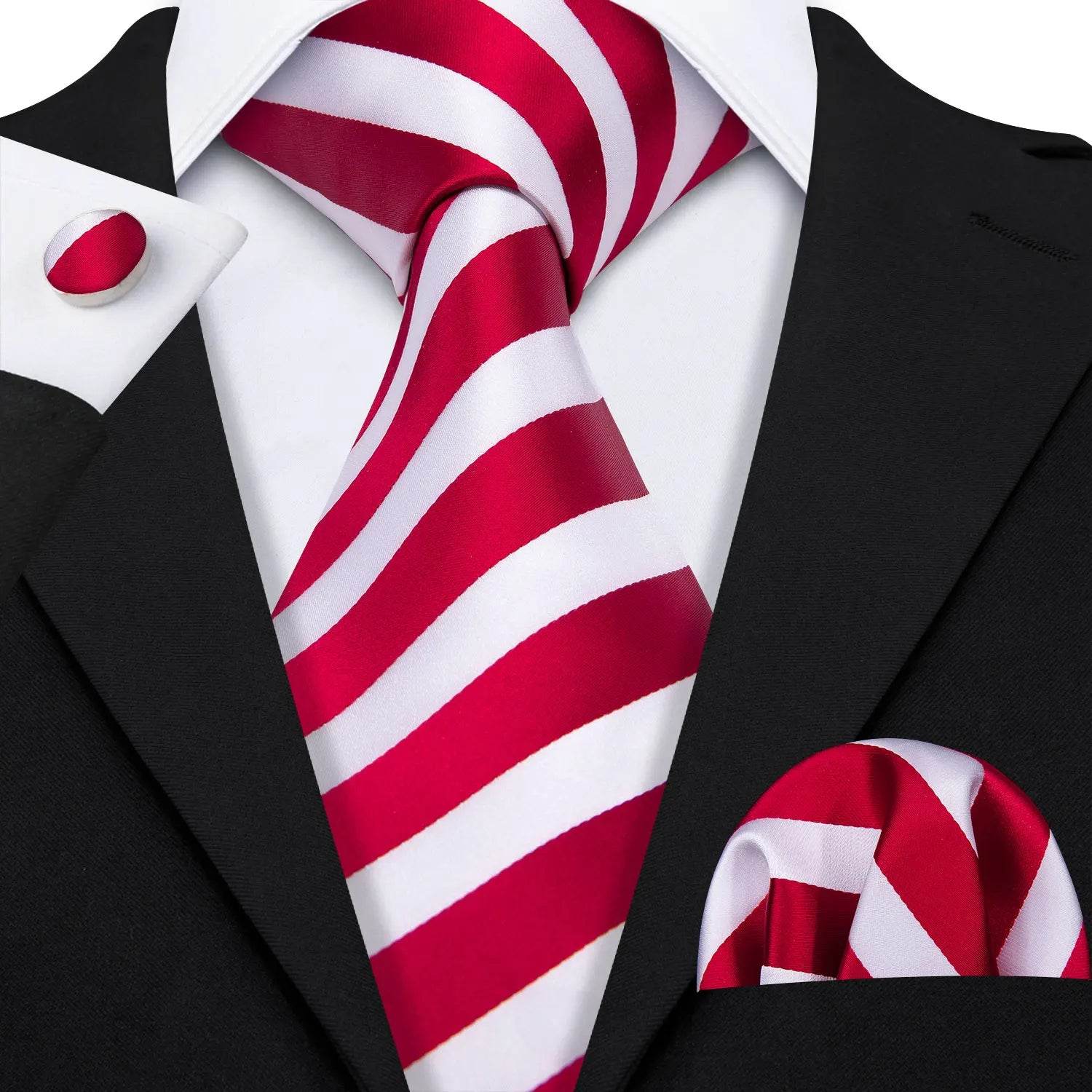 Red Silk Tie Set for Men: Burgundy, Maroon, & More - VacationGrabs