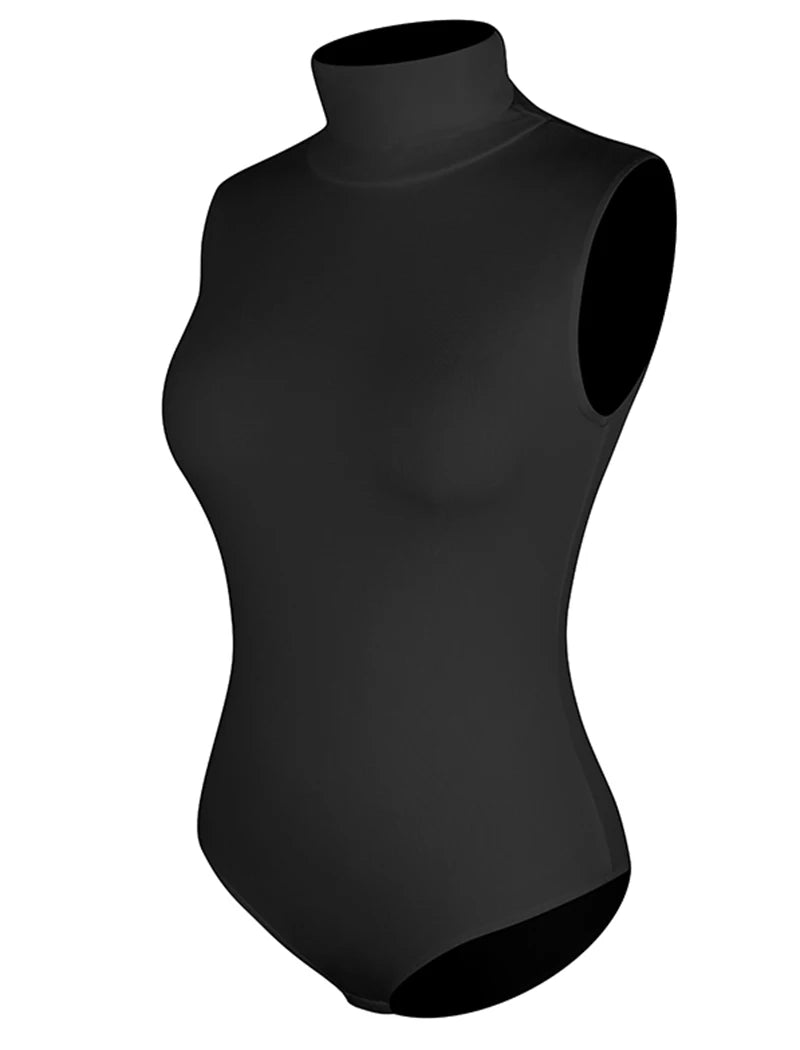 Women's High Collar Bodysuit Shaper - Tummy Control Corset