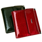 Retro Fashion Alligator Pattern Cowhide Leather Women’s Short Clutch Purse - VacationGrabs