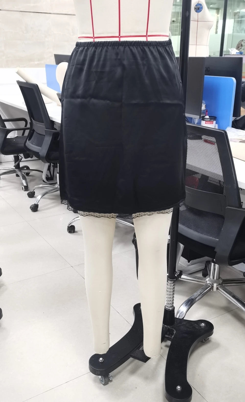 VacationGrabs Women Sexy High Waist Satin Mini Skirt White Red Chic Streetwear Summer Elastic Waist Slim Skirt Hot Girls Casual Simple
