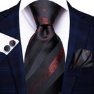 Multicolor Paisley 100% Silk Tie Sets for Men - VacationGrabs