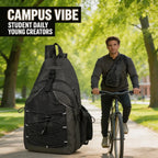 36-55L Oxford Hiking Backpack Rucksack for Camping, Unisex