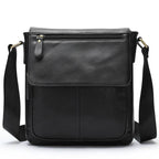 Genuine Leather Men's Shoulder Bag – High Quality Cowhide Crossbody - VacationGrabs