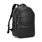 Sac à dos en cuir de luxe 15,6" pour homme, sac à dos de voyage pour ordinateur portable