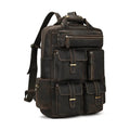 High Capacity Leather Backpack Luxury Design Men’s Travel Bag - VacationGrabs