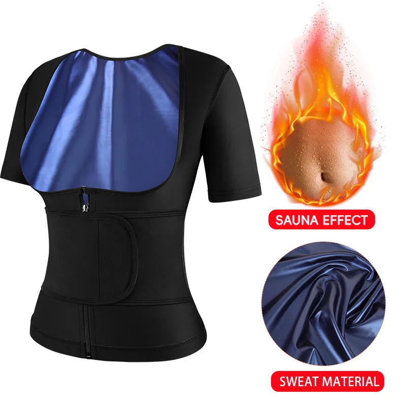 Women's Sauna Sweat Waist Trainer Corset Top