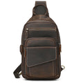 Men's Genuine Leather Chest Sling Bag | Real Cowhide