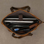 Luxury Designer Women’s Leather Shoulder Bag Laptop Crossbody Tote - VacationGrabs