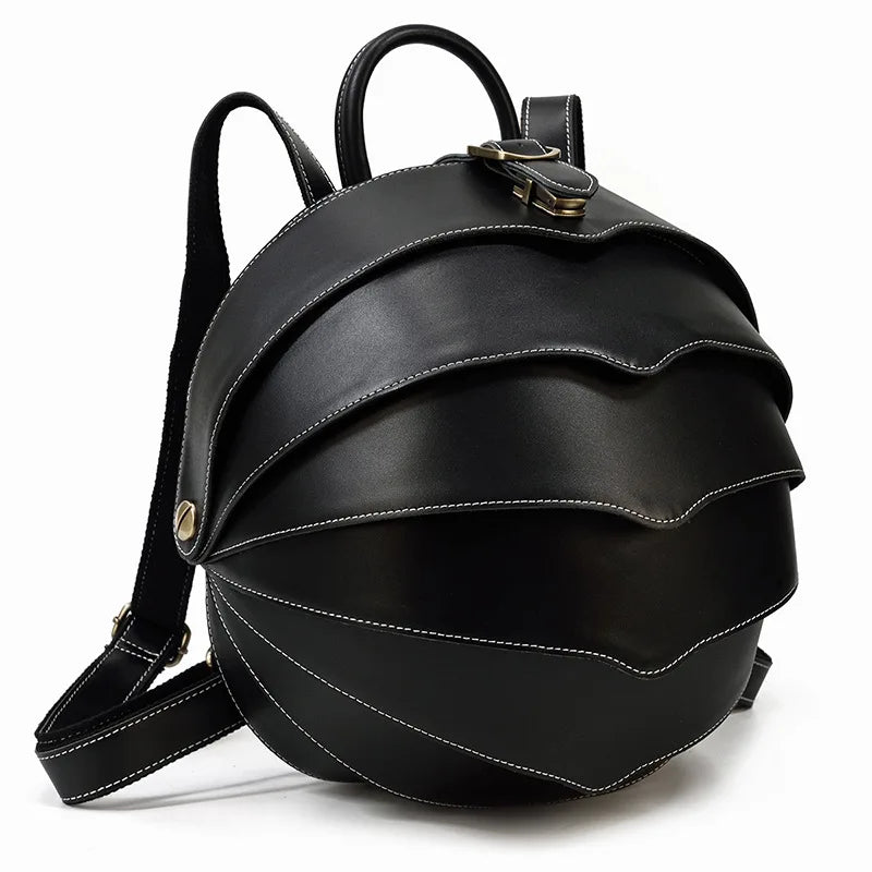 Multifunction Leather Backpack Men’s Genuine Leather 15.6"