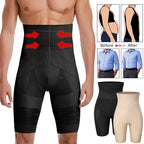 Men's High-Waisted Tummy Control Shaper Boxer Briefs