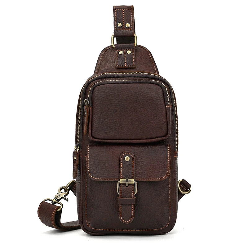 New Designer Luxury Designer Chest Bag Single Shoulder Backpack Bag For Men Male Chest Pack Vintage Style Dropshipping Men Bag