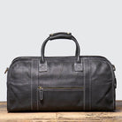 Men's Luxury Leather Travel Bag – Soft Cowhide Duffel Weekend - VacationGrabs