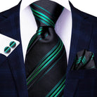 Multicolor Paisley 100% Silk Tie Sets for Men - VacationGrabs