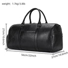 Cow Leather Luxury Travel Bag Weekender for Men and Women - VacationGrabs