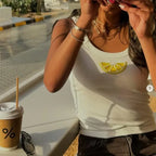 VacationGrabs Beading Sling Tops Women's O-neck Sleeveless Spaghetti Strap Ribbed Vest Summer New Ladies Basic Casual Streetwear