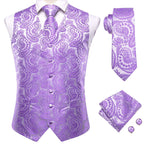 Elegant Floral Necktie How to Tie Set for Men