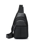 Men's Leather Chest Bag Crossbody Sling Travel Business Bag - VacationGrabs