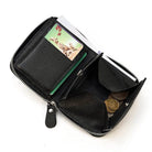 Crazy Horse Leather Wallet Men Women Coin Purse with Zipper - VacationGrabs