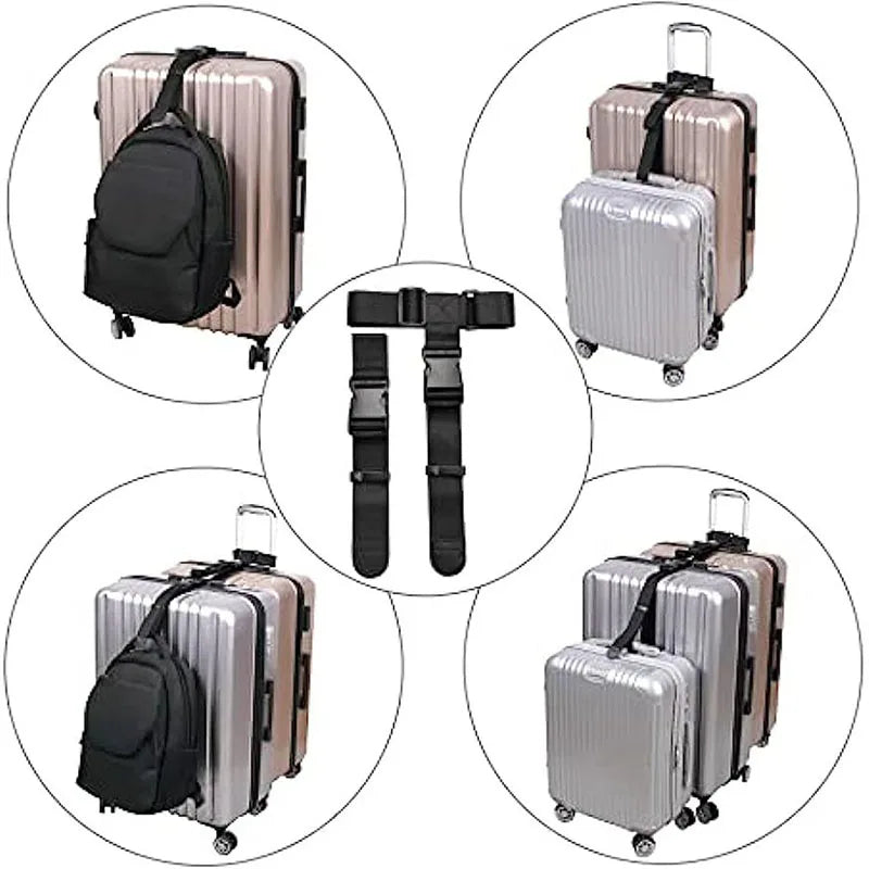Elastic Telescopic Luggage Strap Suitcase Belt with Buckle