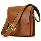 Genuine Leather Men’s Shoulder Bag Casual Crossbody Messenger Bag - VacationGrabs