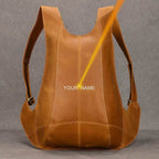 Anti-Theft Crazy Horse Leather School Backpack Travel Bag Men - VacationGrabs