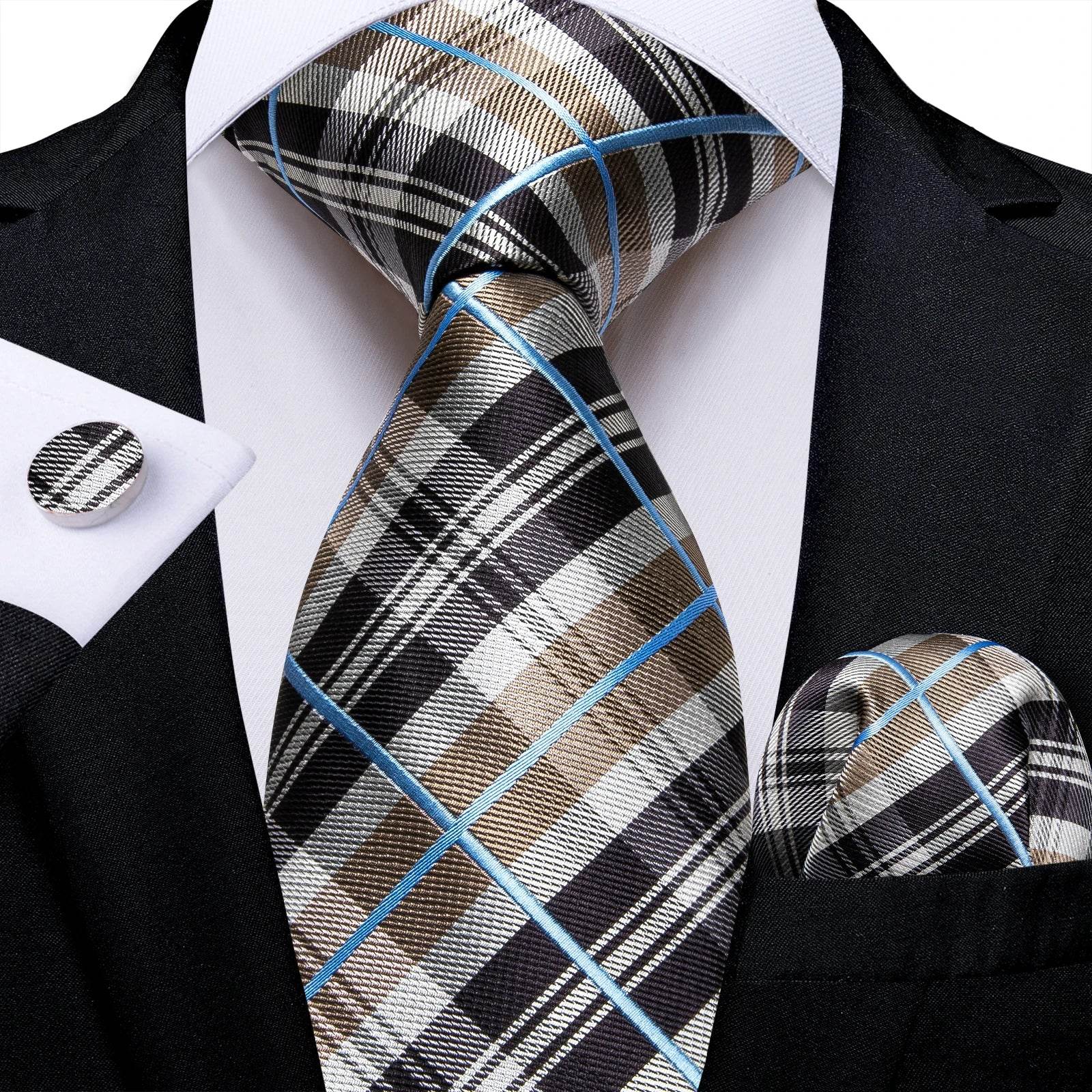 Striking Silk Tie Sets for Men - VacationGrabs