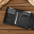 Luxury Designer Wallet for Men Card Holder Genuine Leather Purse - VacationGrabs