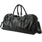 Trendy Men's Leather Duffel – Large Sports Gym Carry-on Bag - VacationGrabs