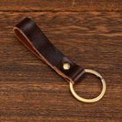 Genuine Leather Key Case for Men & Women Crazy Horse Wallet Key Holder - VacationGrabs