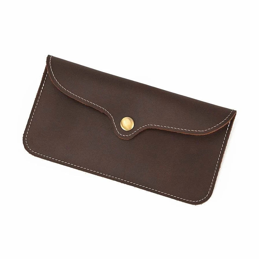 Custom Name Long Wallet for Men & Women with Card Slot & Phone Pouch - VacationGrabs
