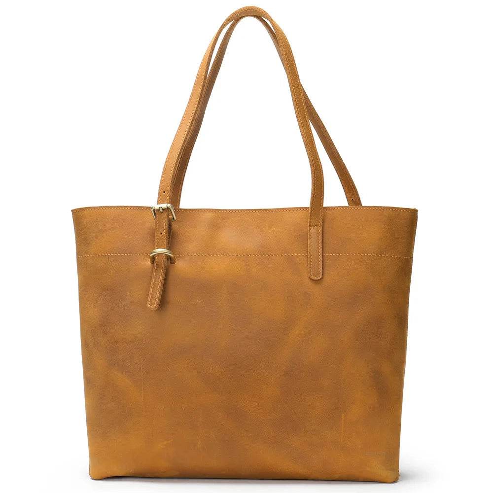 Genuine Leather Business Shoulder Bag for Documents Messenger Bag - VacationGrabs