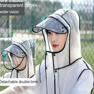 Travel EssentialsAdult Hooded Raincoat Outdoor Rainwear Transparent - VacationGrabs