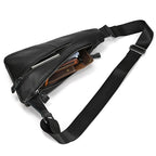 Men's Genuine Leather Crossbody Sling Bag – Travel & Casual