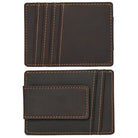 Luxury Designer Card Holder Money Clip Purse Wallet Genuine Leather - VacationGrabs