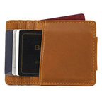 Luxury Designer Card Holder Money Clip Purse Wallet Genuine Leather - VacationGrabs