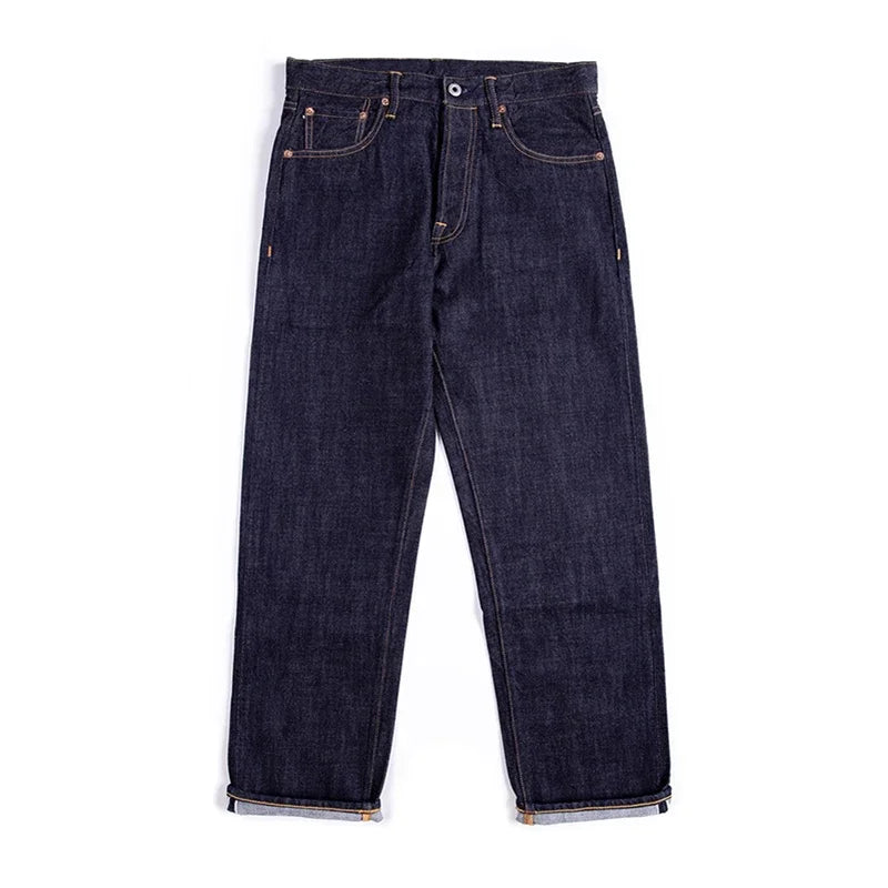 Red Tornado Selvedge Denim Jeans Loose Fit Straight Leg Pants Amekaji
