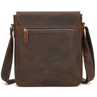 Genuine Leather Men's Shoulder Bag Crossbody Messenger for iPad - VacationGrabs