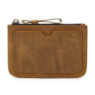 Mini Coin Purse Genuine Leather Real Cowhide Small Wallet with Key Ring - VacationGrabs