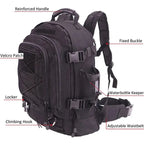 Tactical Molle Hiking Backpack Rucksack, Nylon 55-60L